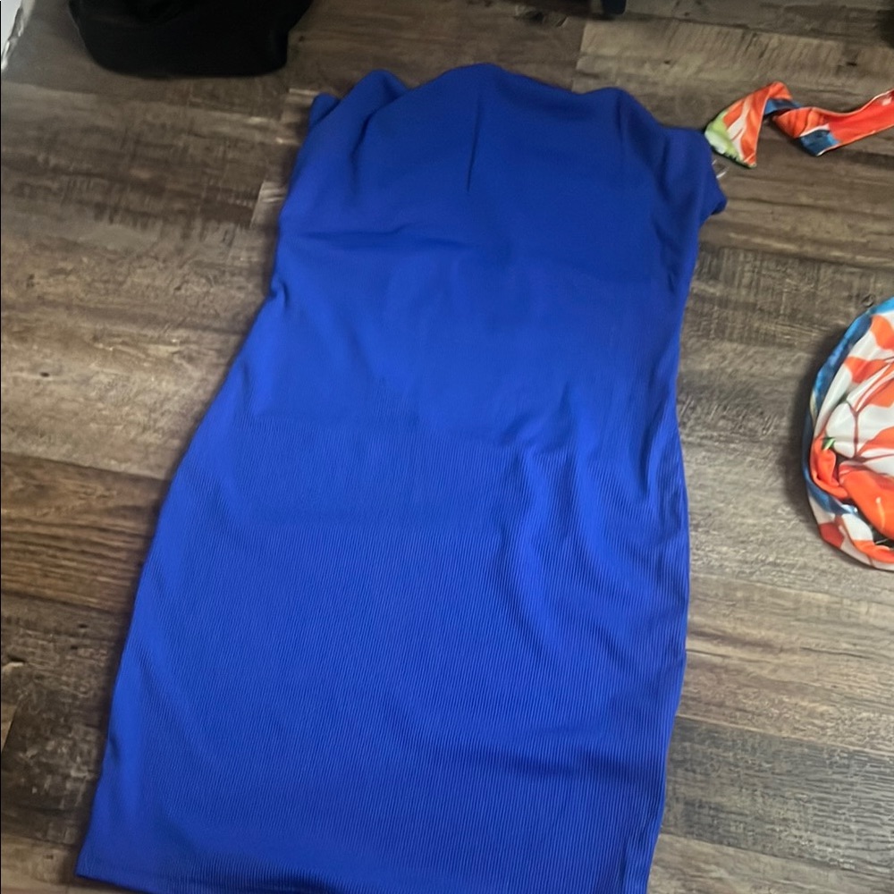 Elegant Blue Women's Dress
